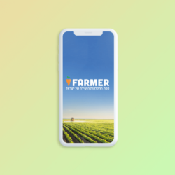 מסך מובייל מתוך Farmer עיצוב ממשק משתמש בסטודיו סלנט איי די