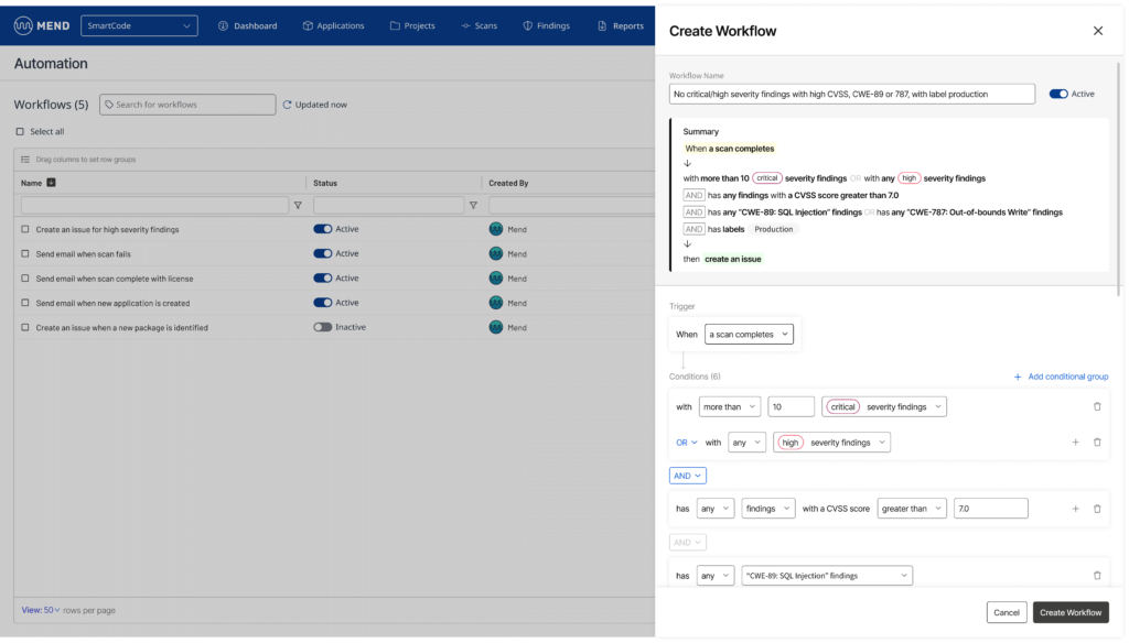 פרויקט Mend Automation