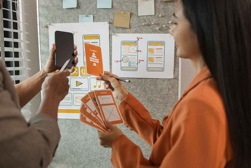 team-working-on-new-website